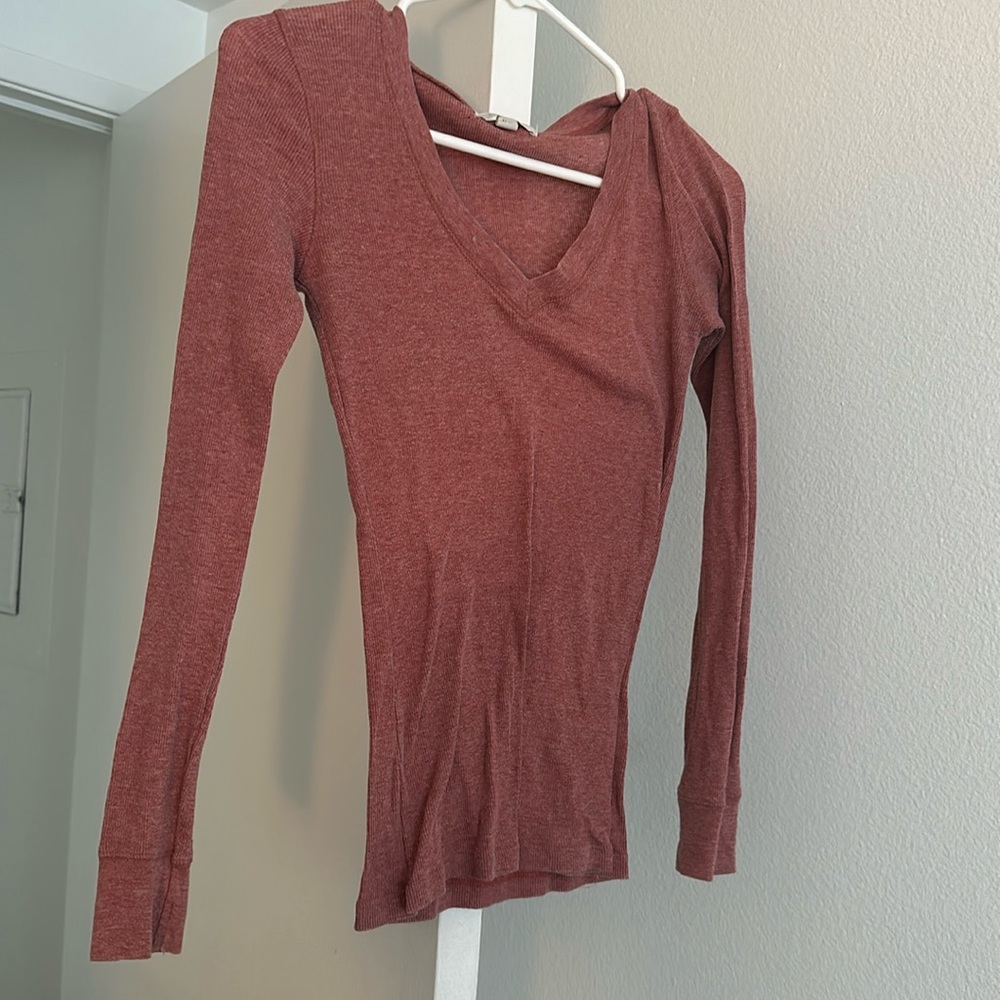 Size medium forever 21 long sleeve shirt light pink